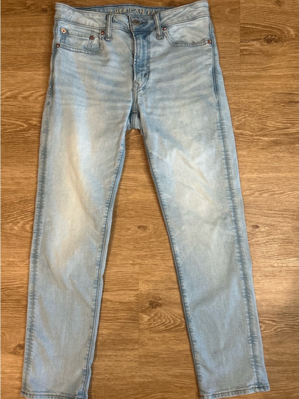 American Eagle Outfitters Light Wash Men's Slim Straight Jeans